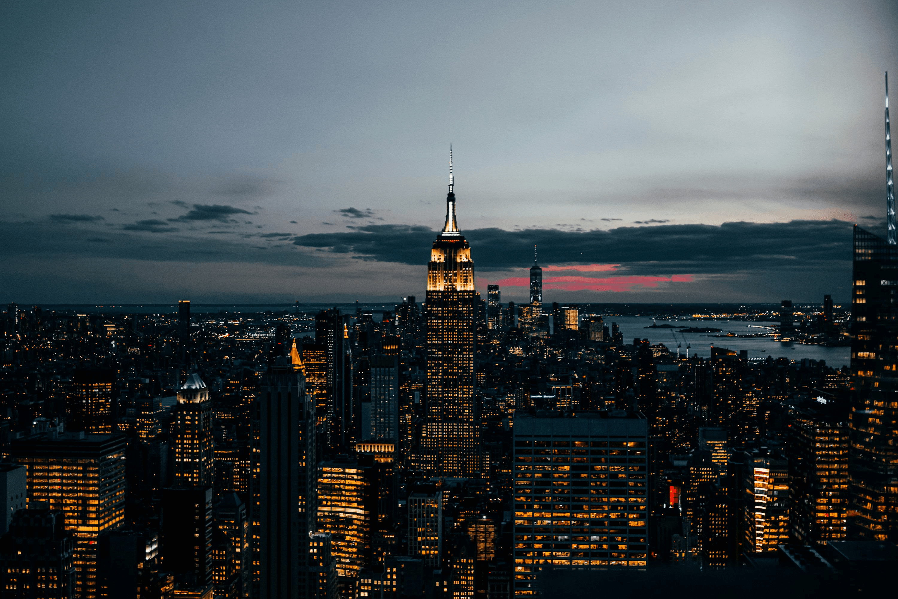 City skyline backdrop